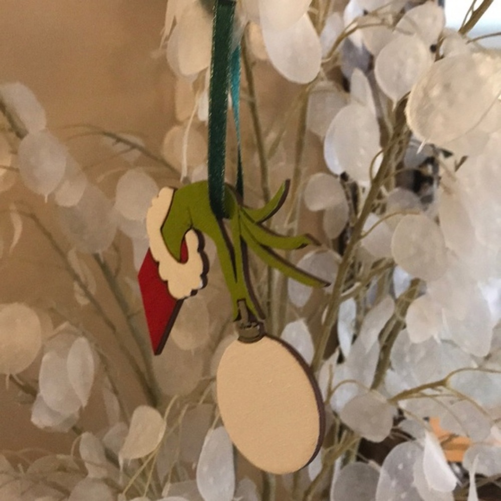1 Grinch Christmas Handmade Ornament - Picture 3 of 7